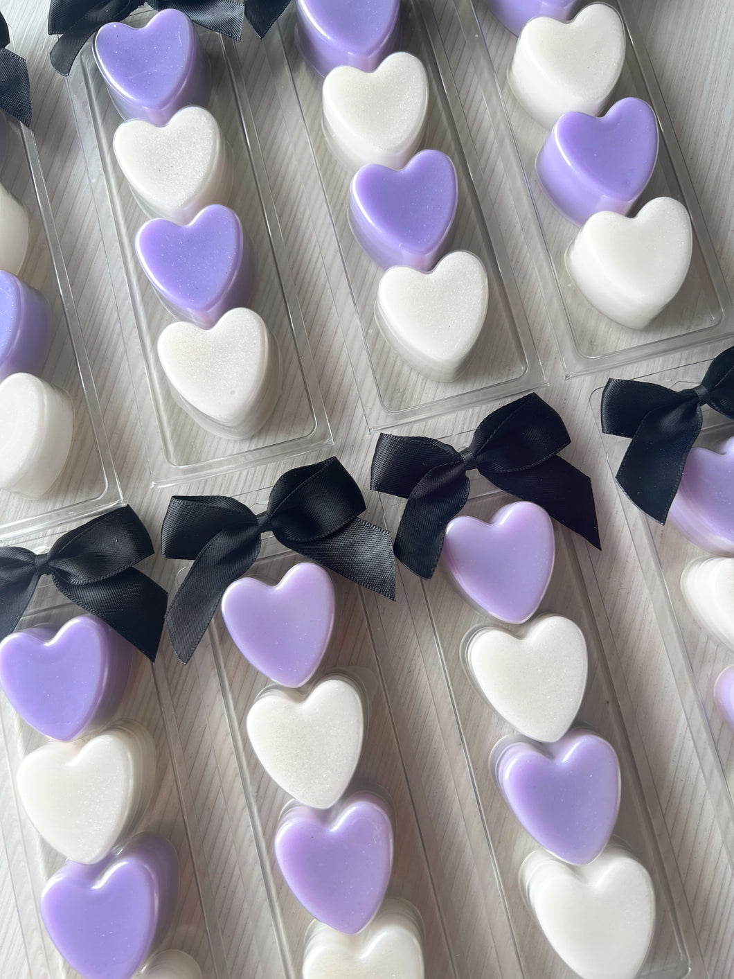 Lavender & Marshmallow Hearts